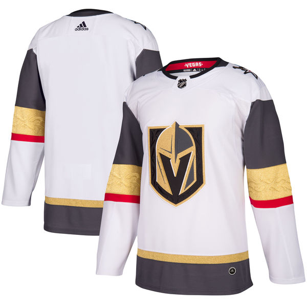 Adidas Golden Knights Blank White Road Authentic Stitched Youth NHL Jersey